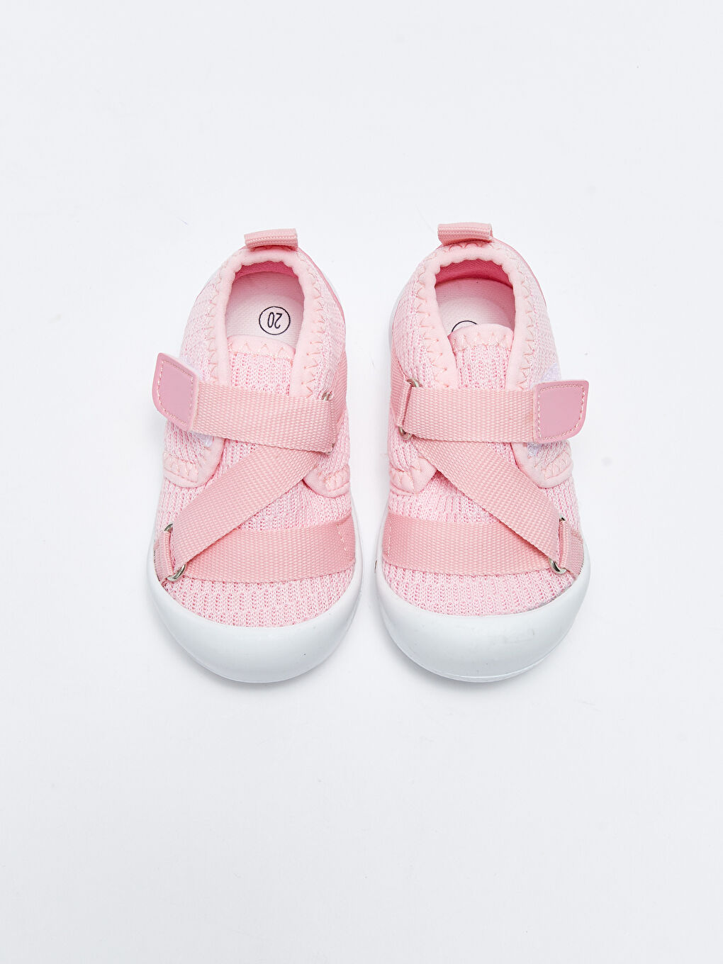Pembe Cırt Cırtlı Kız Bebek İlk Adım Ayakkabısı-2