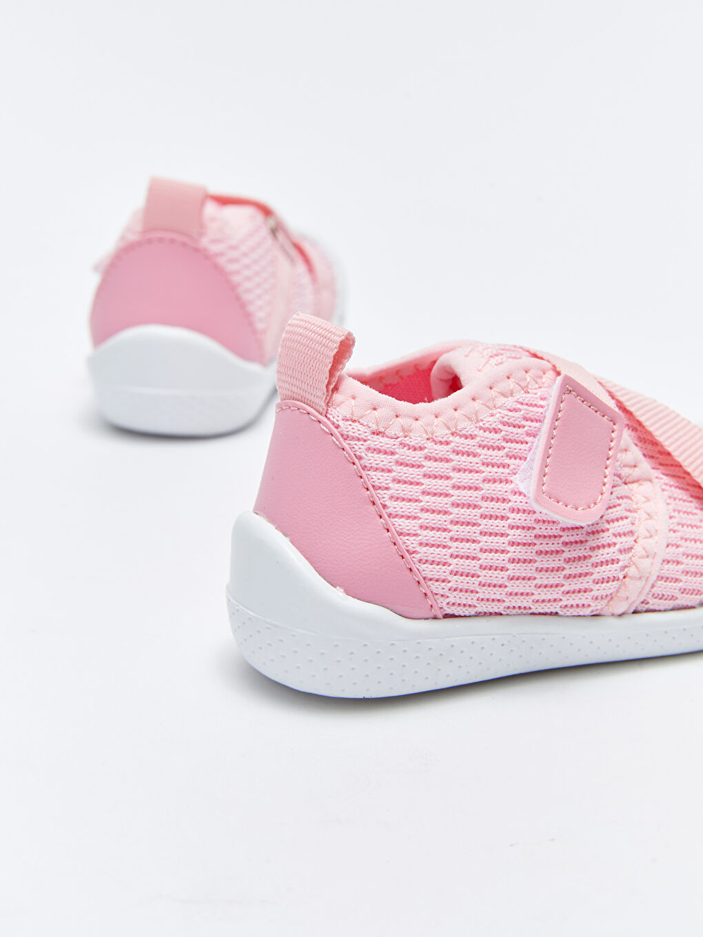 Pembe Cırt Cırtlı Kız Bebek İlk Adım Ayakkabısı-4