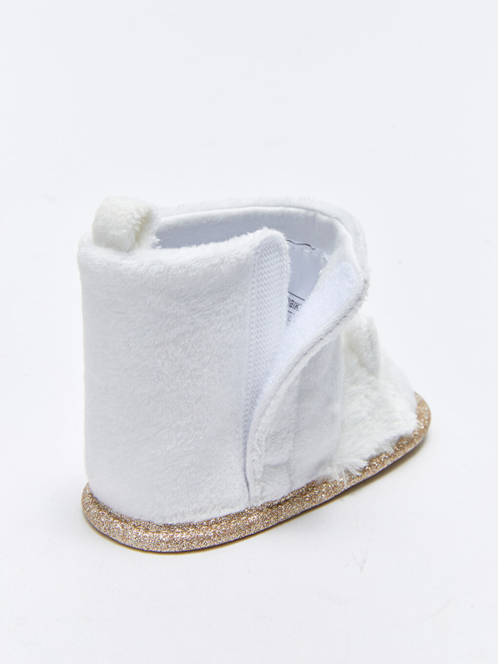 Ekru Nakışlı Kız Bebek Yürüme Öncesi Ayakkabı-5