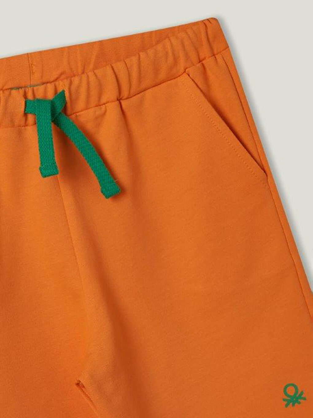Turuncu Beli Lastikli Baskılı Erkek Çocuk Şort-1