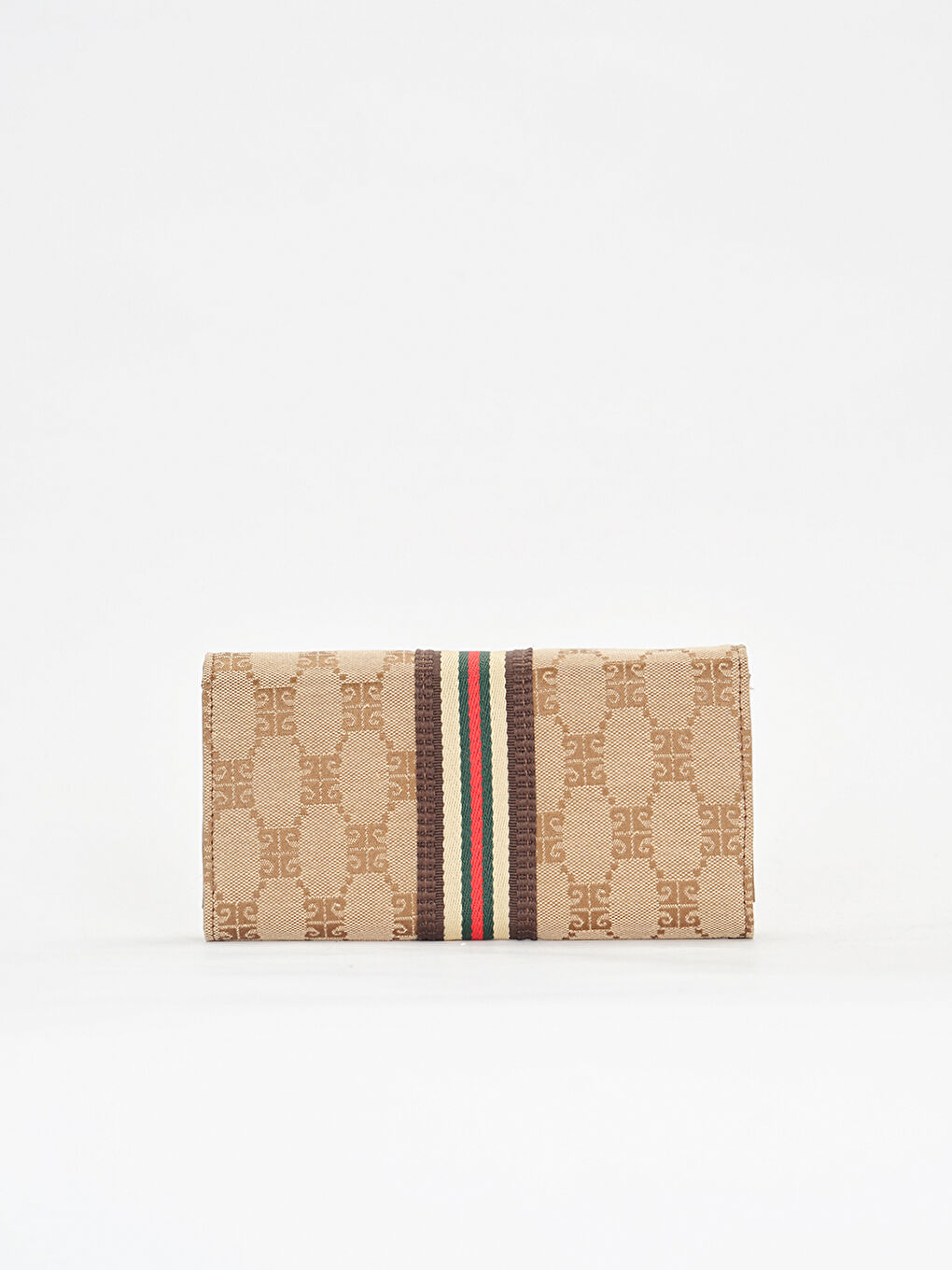 Kahverengi Desenli Kadın Cüzdan-4