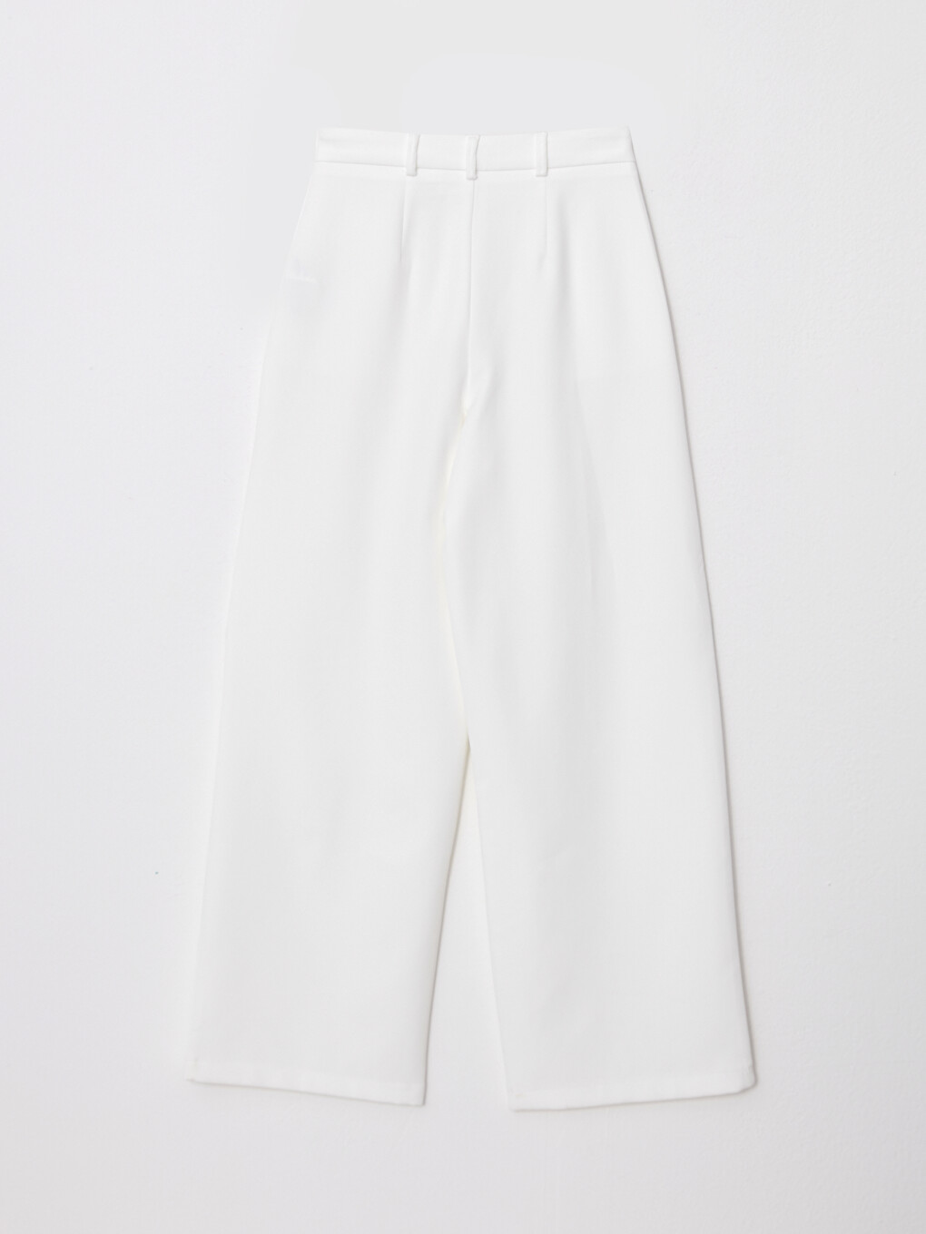 Regular Fit Plain Crepe Women's Trousers-6