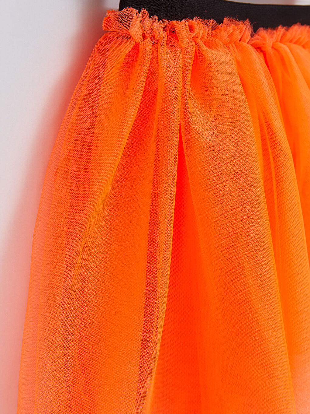 Turuncu Beli Lastikli Kız Çocuk Tütü Etek-2