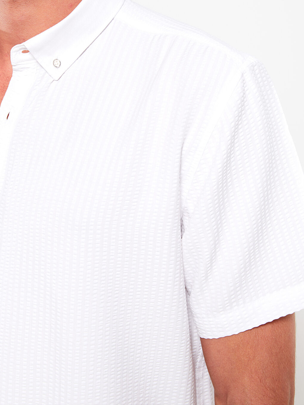 قميص رجالي بأكمام قصيرة بمقاس مريح-3