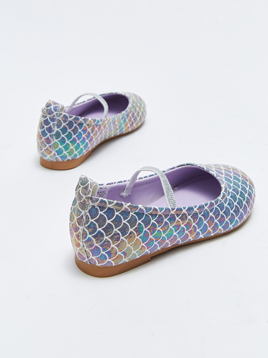 LC Waikiki Multicolored Banded Girls' Flats -S2KQ08Z4-RR2