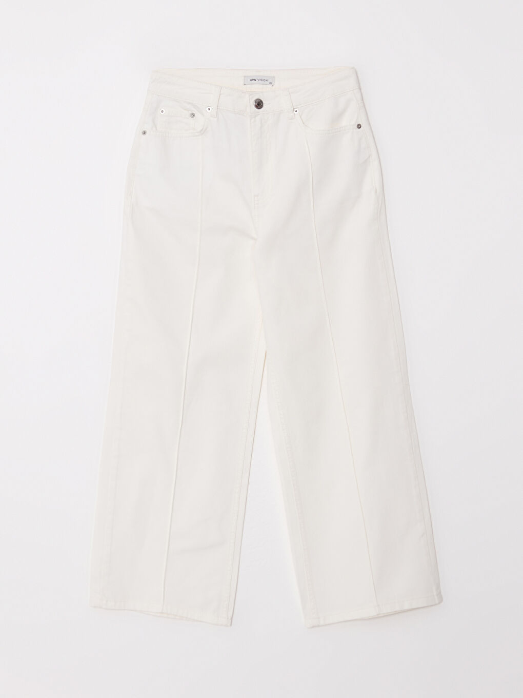 LCW Vision Standard Fit Regular Pocket Detailed Women's Denim Trousers -S2KQ22Z8-FDH