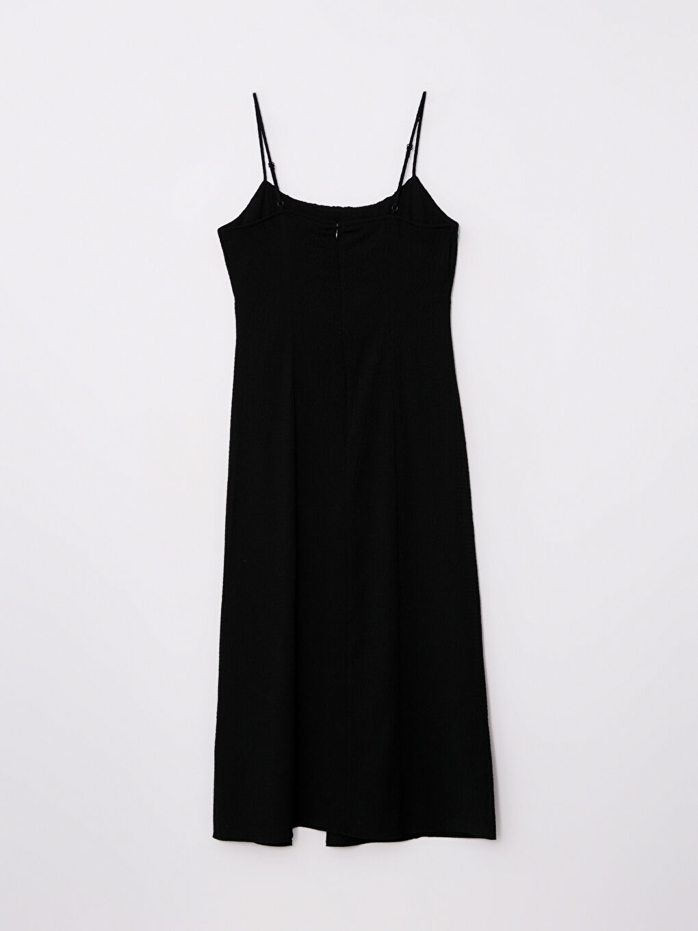 U Neck Plain Strappy Women's Dress-6