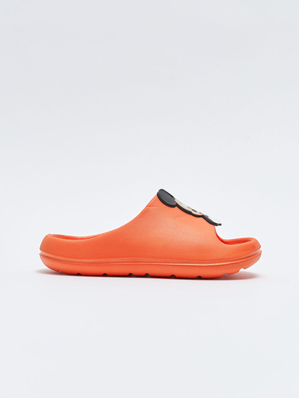 Turuncu Mickey Mouse Lisanslı Tek Bantlı Erkek Çocuk Terlik-1