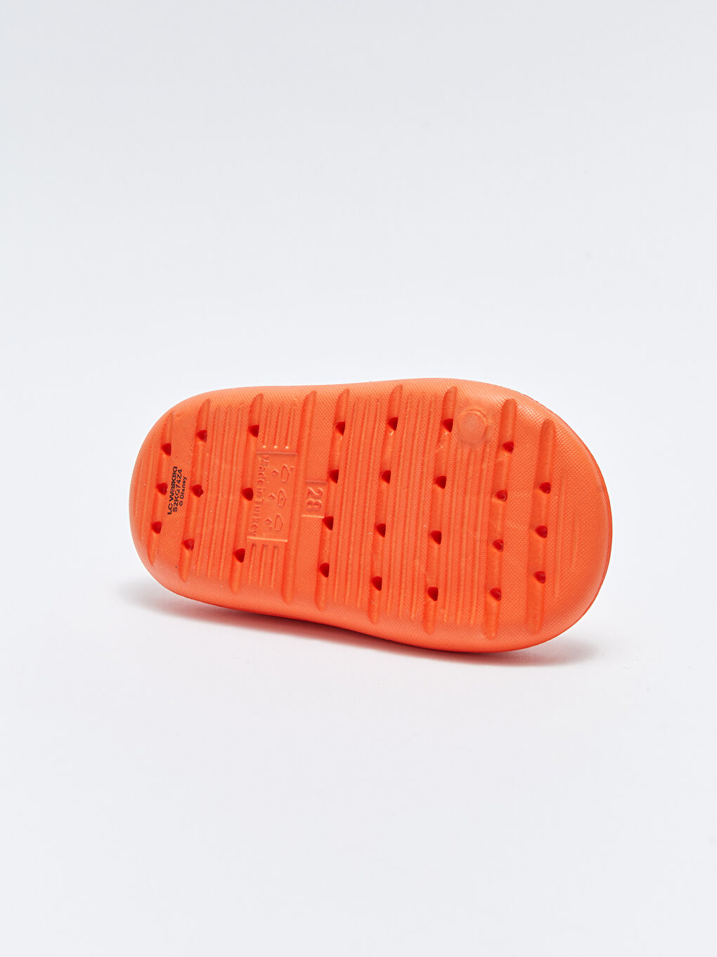 Turuncu Mickey Mouse Lisanslı Tek Bantlı Erkek Çocuk Terlik-3