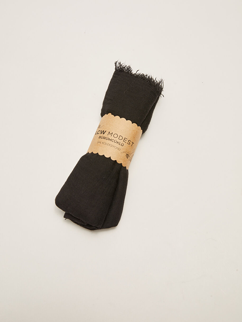 وشاح كريب للسيدات بتفاصيل شراشيب-3