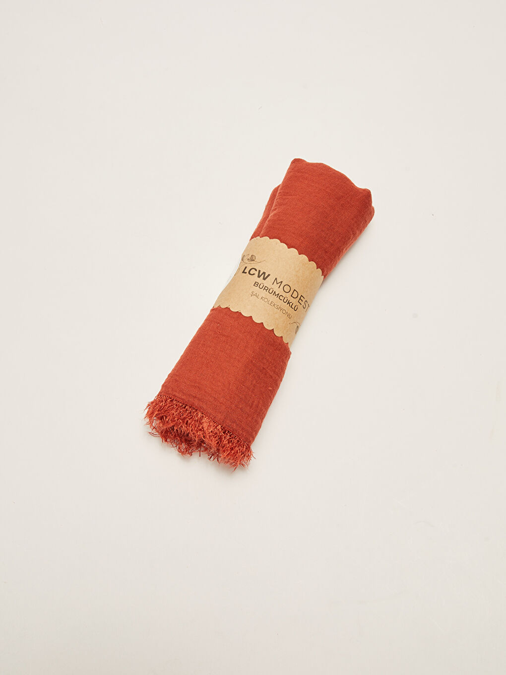 وشاح كريب للسيدات بتفاصيل شراشيب