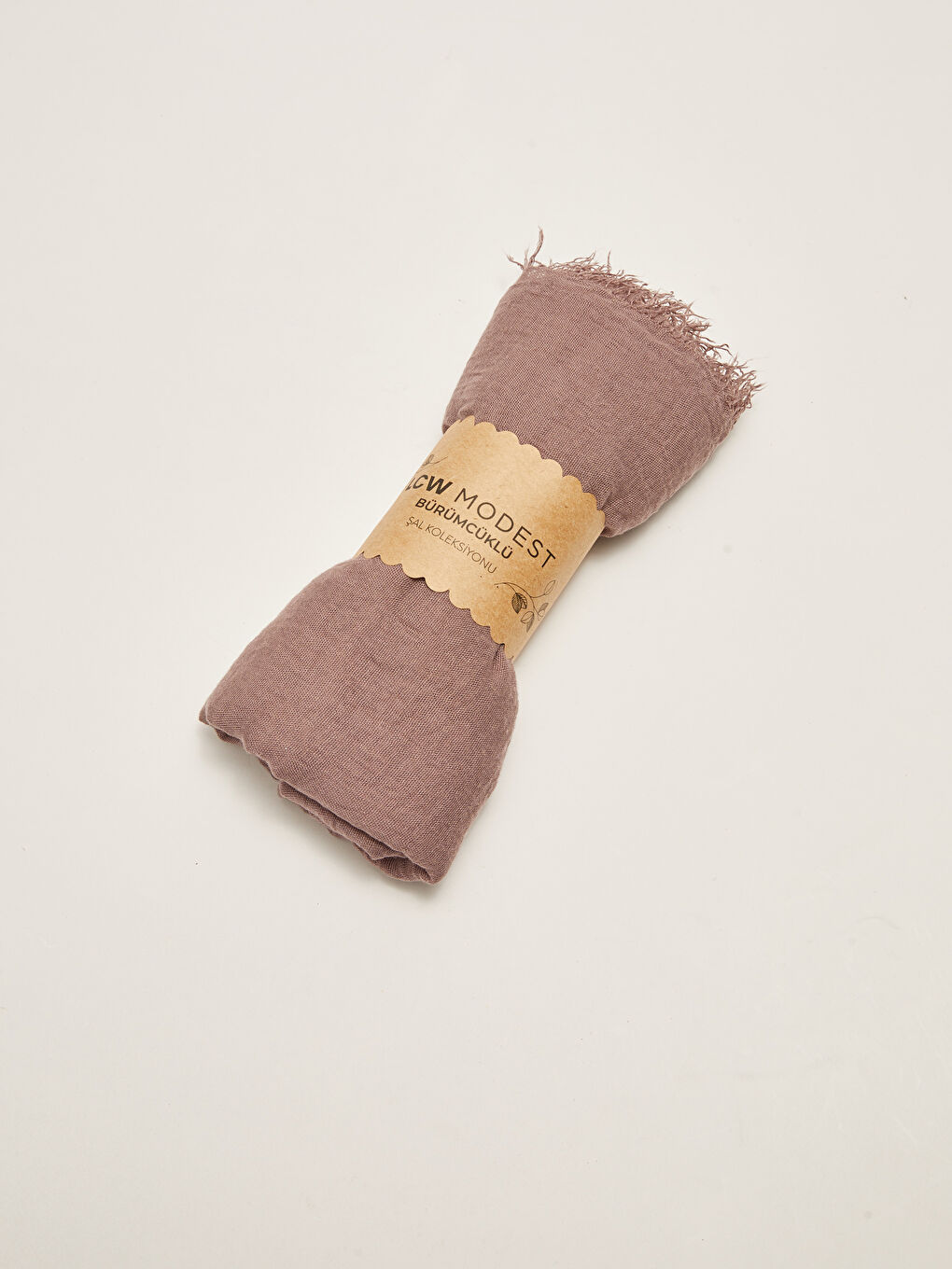 Châle en crêpe avec détails à pompons pour Femmes