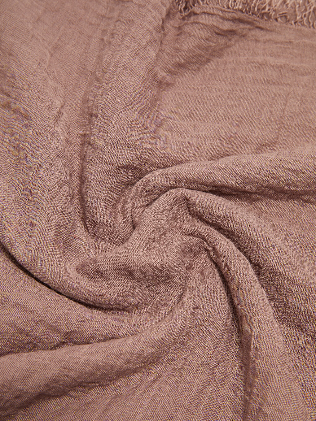 Châle en crêpe avec détails à pompons pour Femmes-3