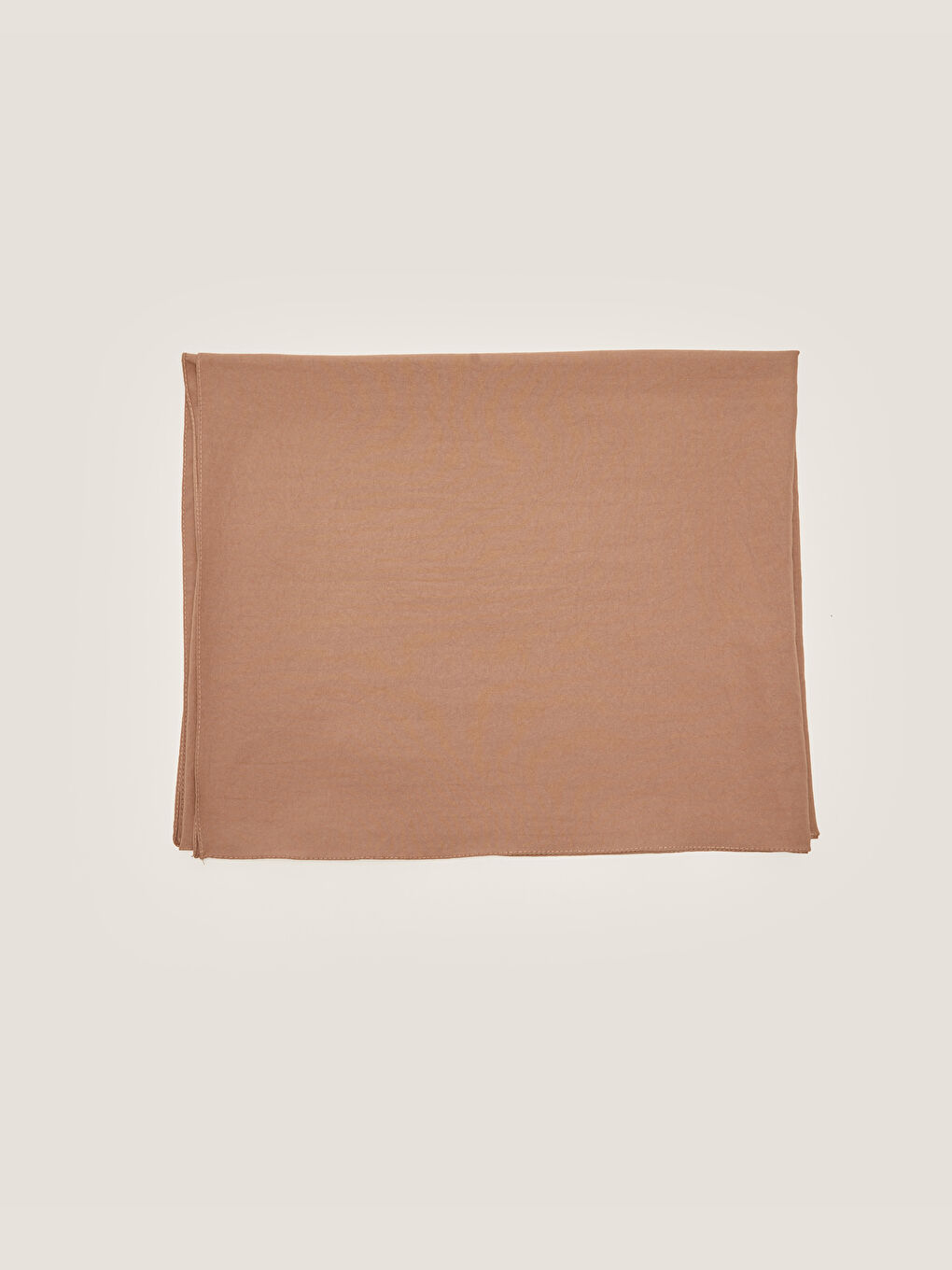 Kahverengi Kadın Düz Jazz Şal-4