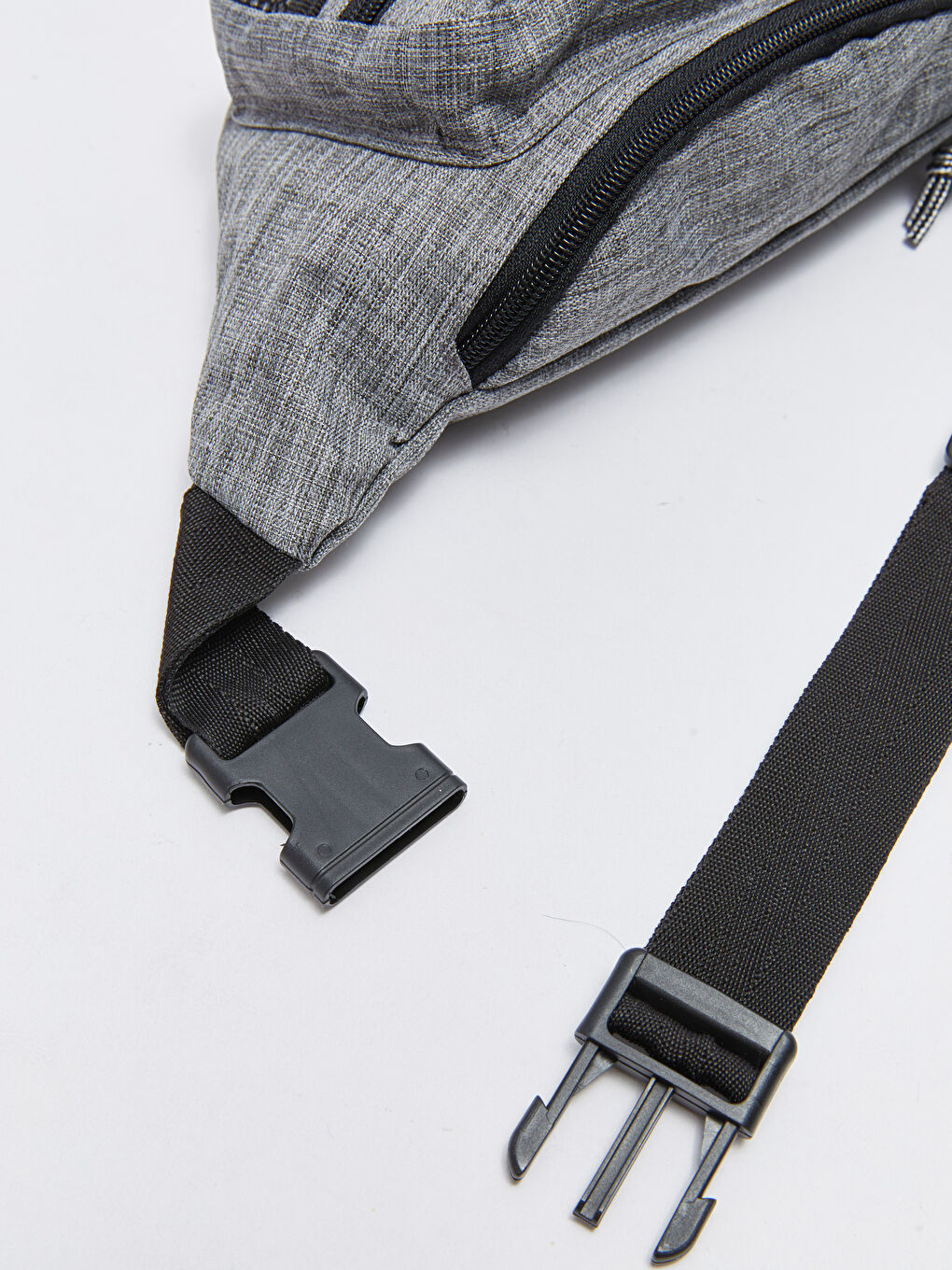 Gri File Detaylı Erkek Çocuk Bel Çantası-2