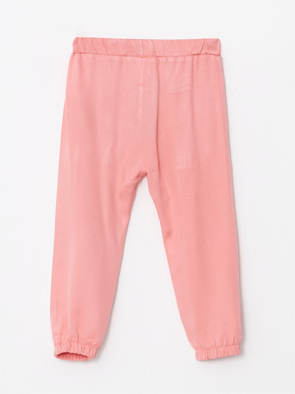 Pantalon Jogger Basique à Taille Élastique pour Bébé Fille-1