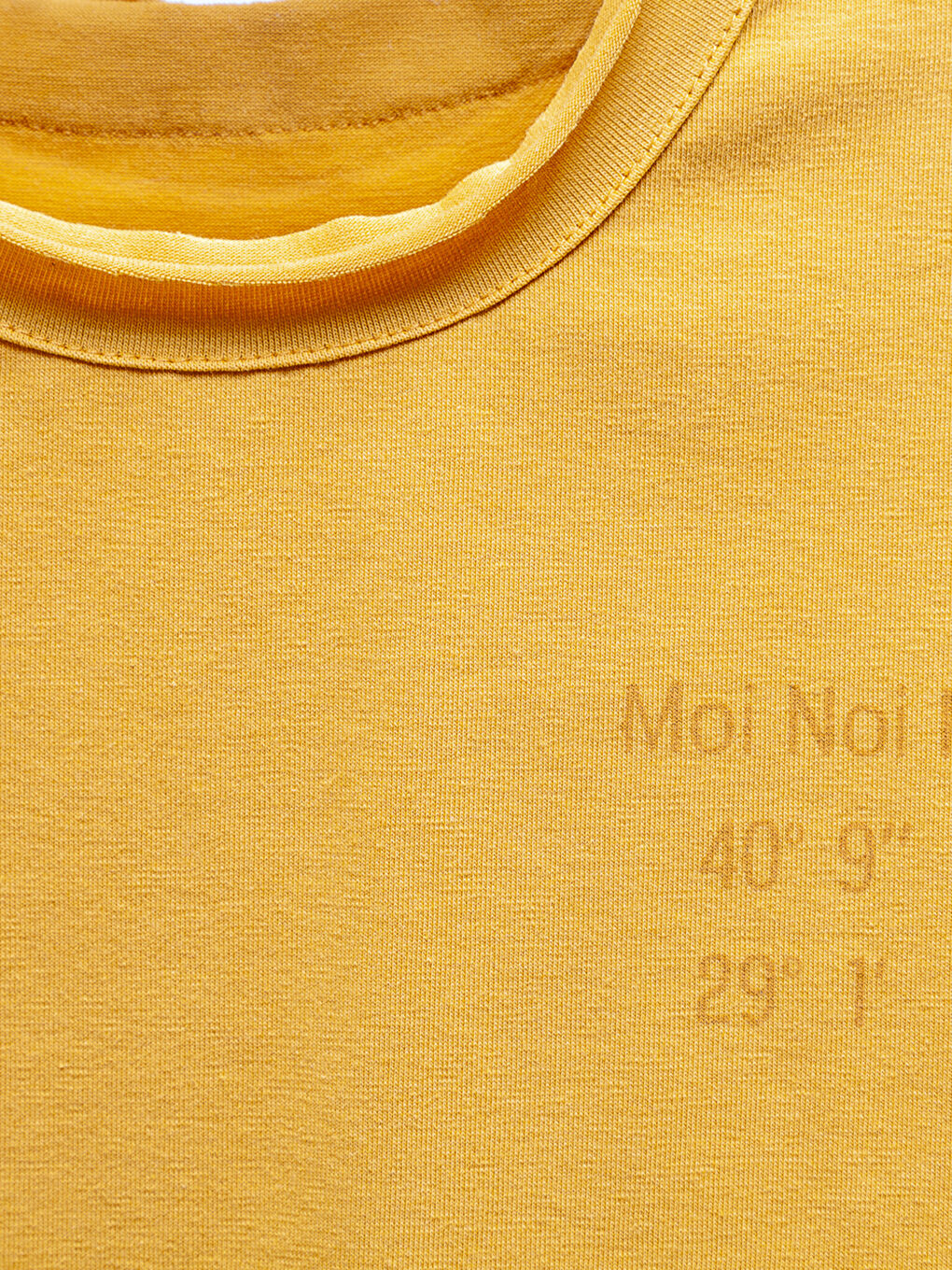 Sarı Bisiklet Yaka Baskılı Kısa Kollu Erkek Çocuk Tişört ve Şort-2