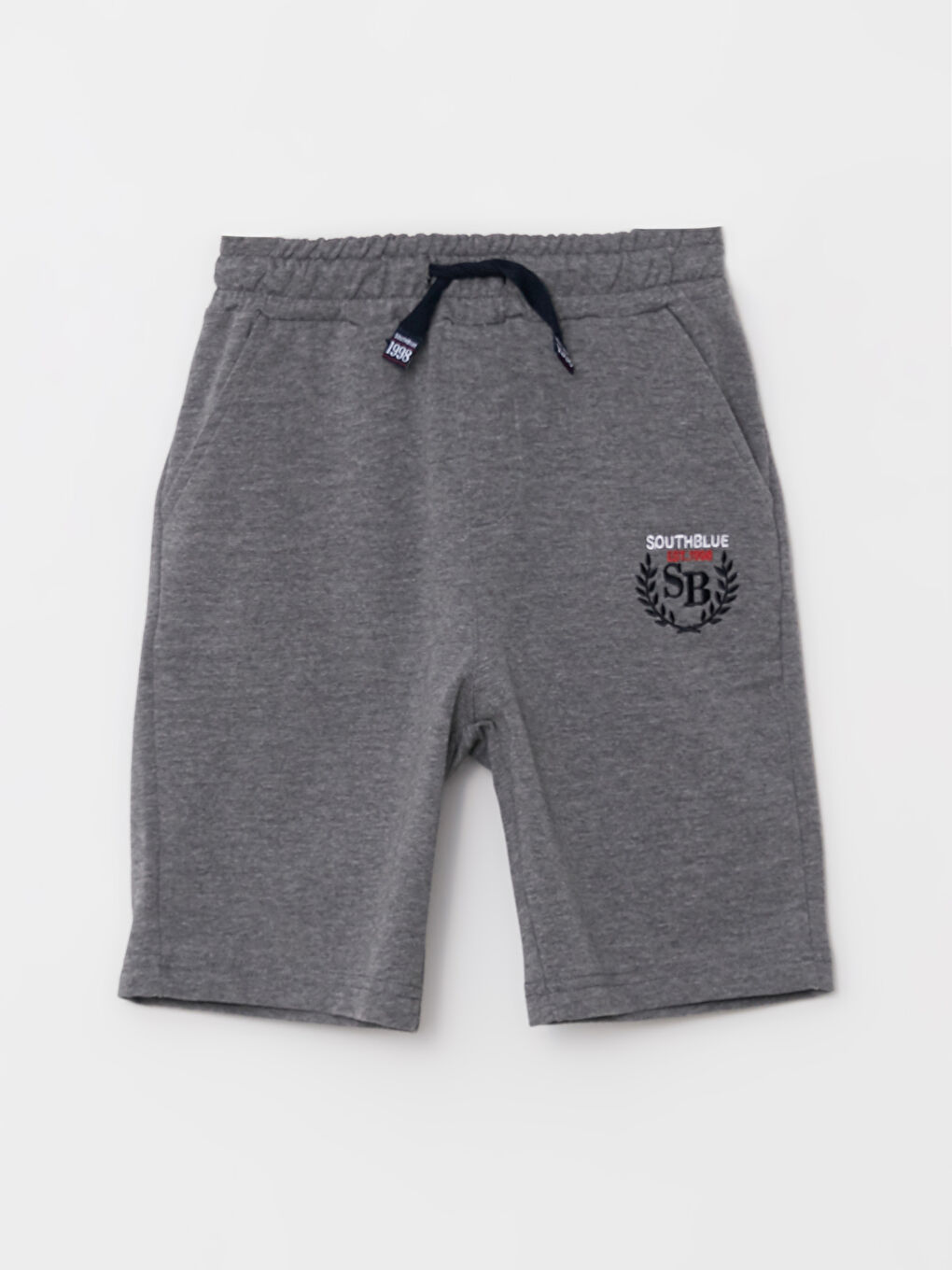 Шорты для мальчиков с вышивкой и эластичной талией