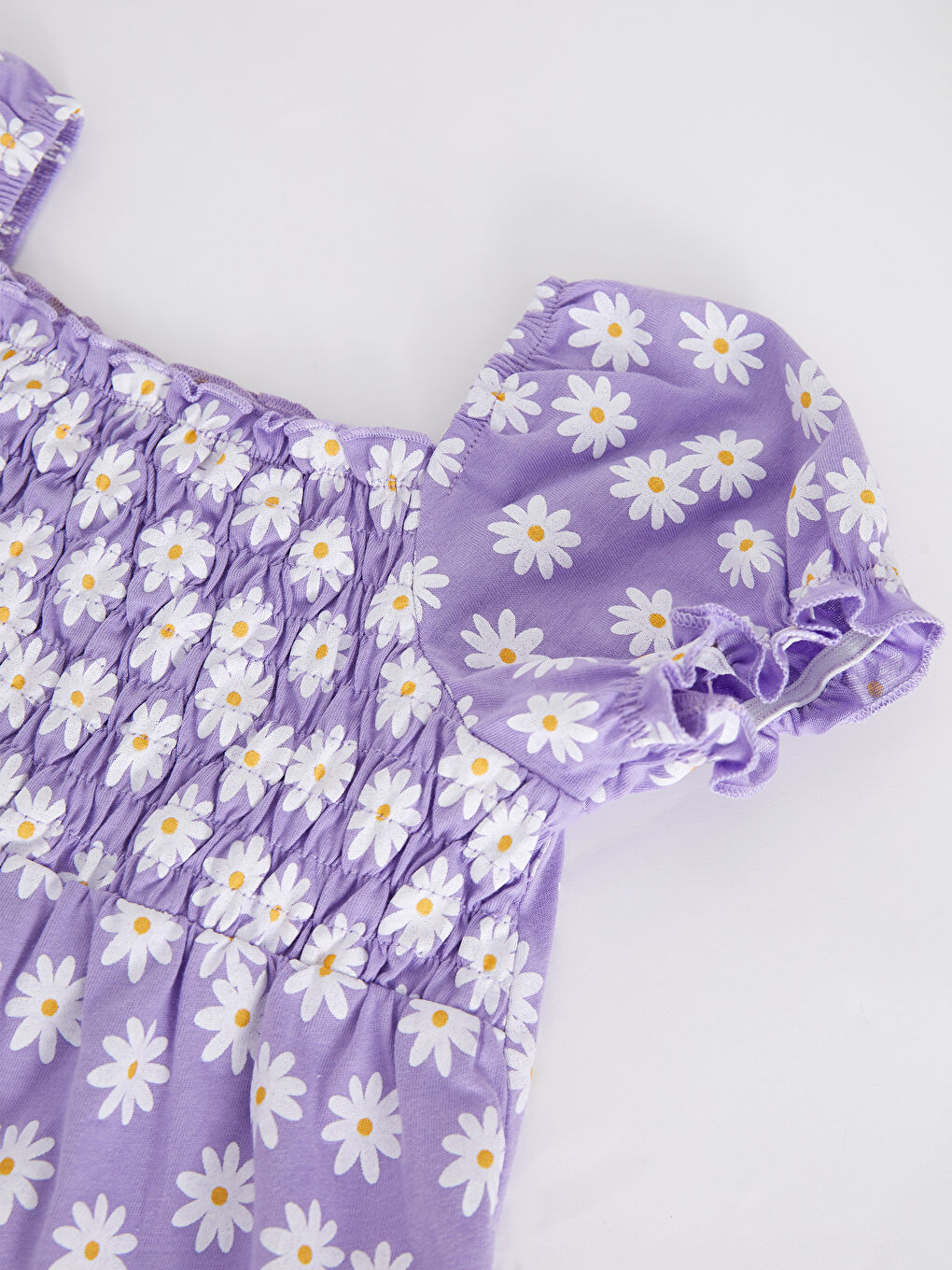 Crew Neck Short Sleeve Printed Baby Girls' T-Shirt-2