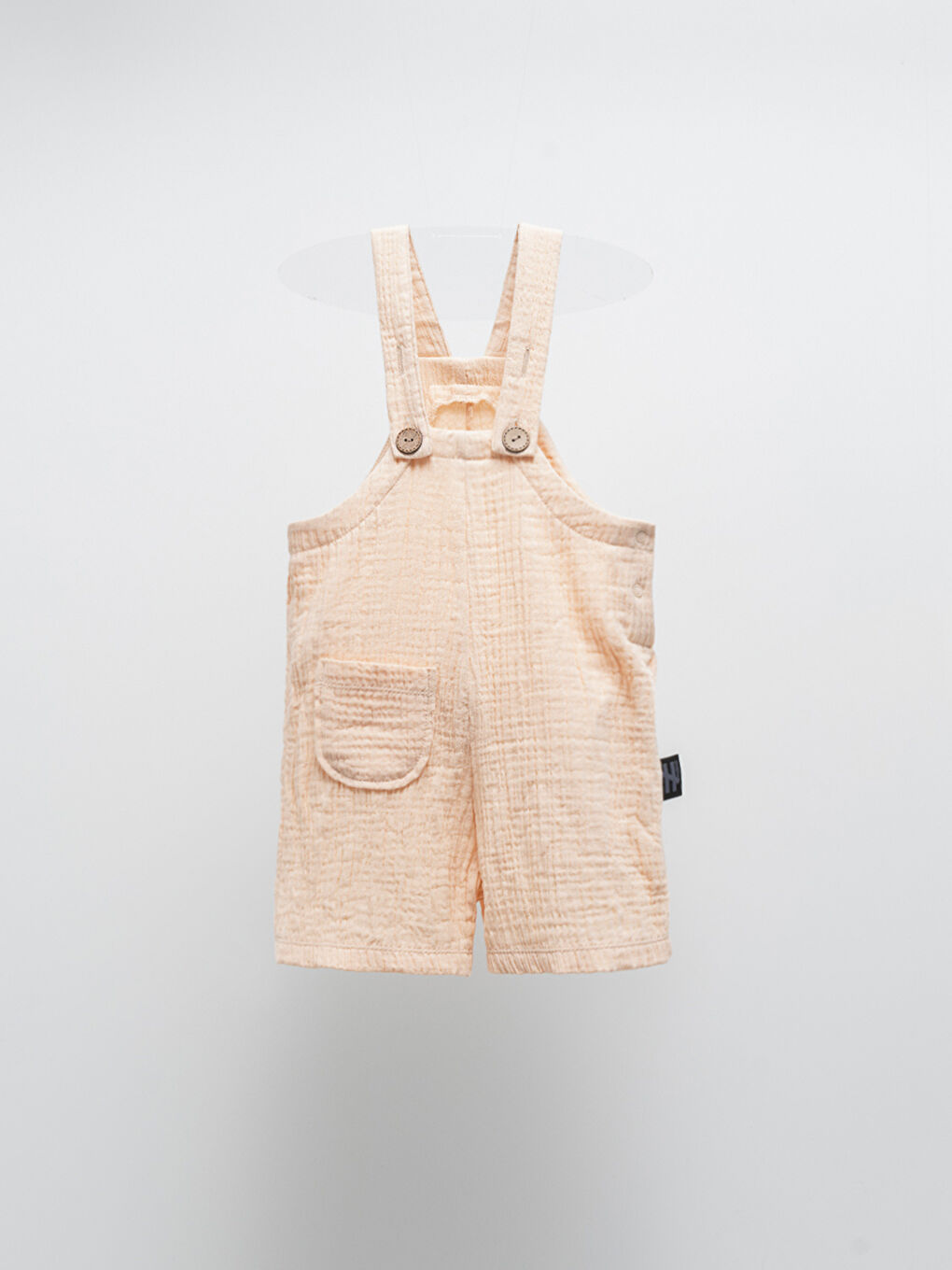 Bej Basic Erkek Bebek Müslin Salopet