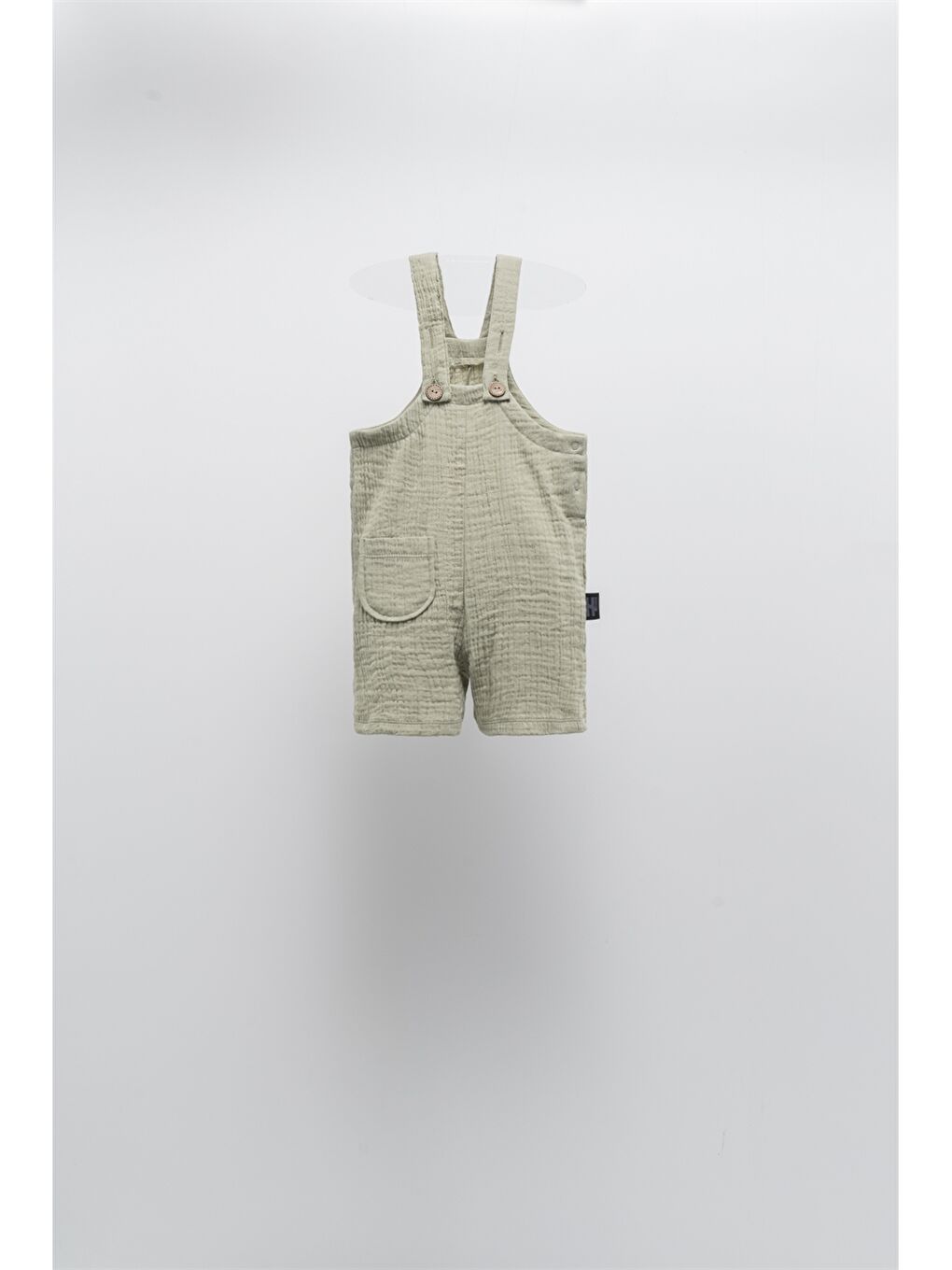 Haki Basic Erkek Bebek Müslin Salopet