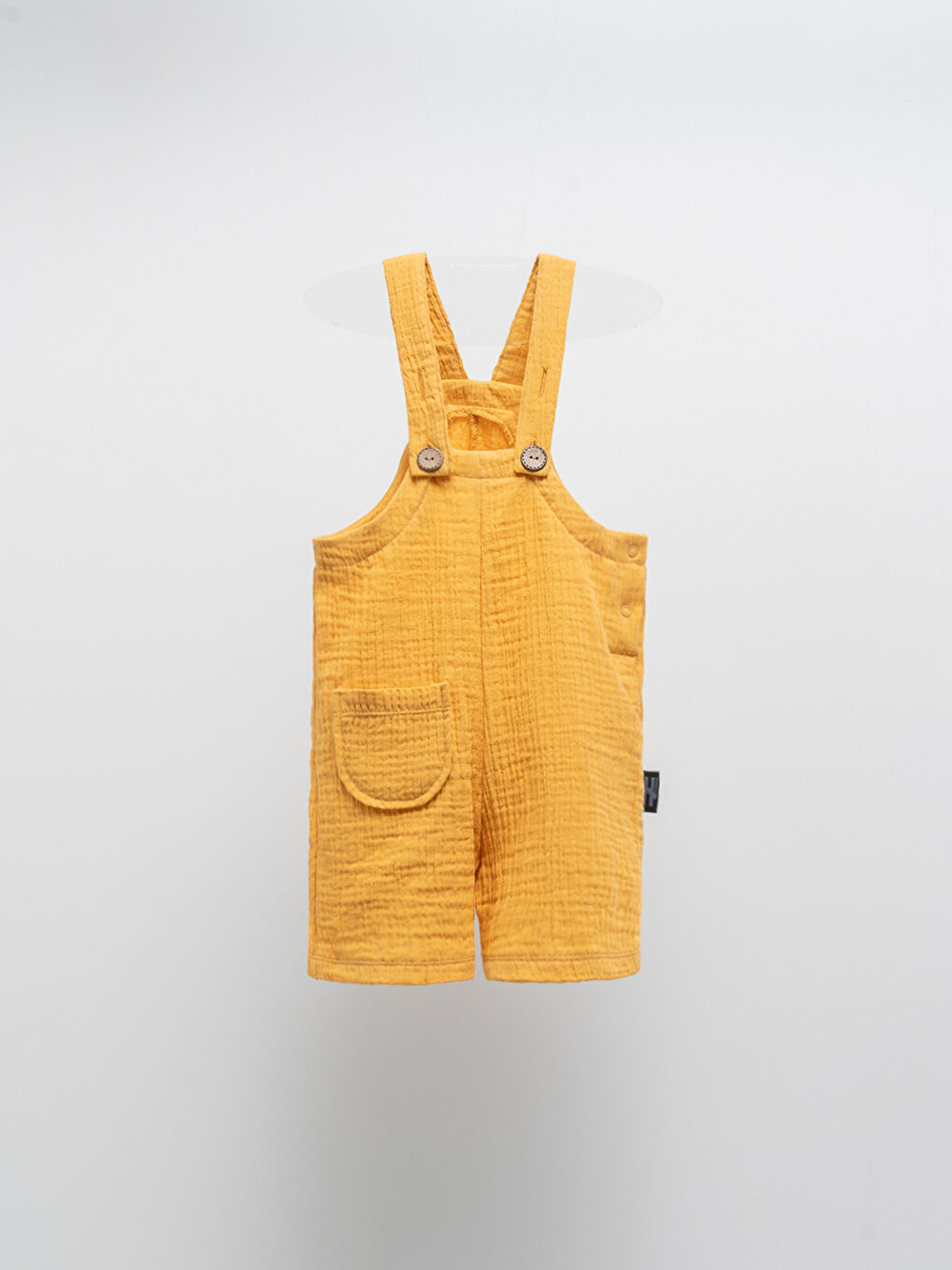 Sarı Basic Erkek Bebek Müslin Salopet
