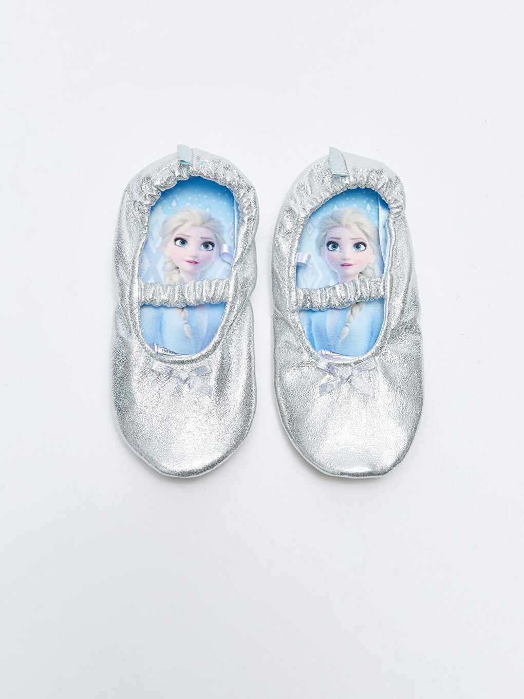 Chaussures Ballerines Élastiques à Ruban Détail Frozen pour Fille-2