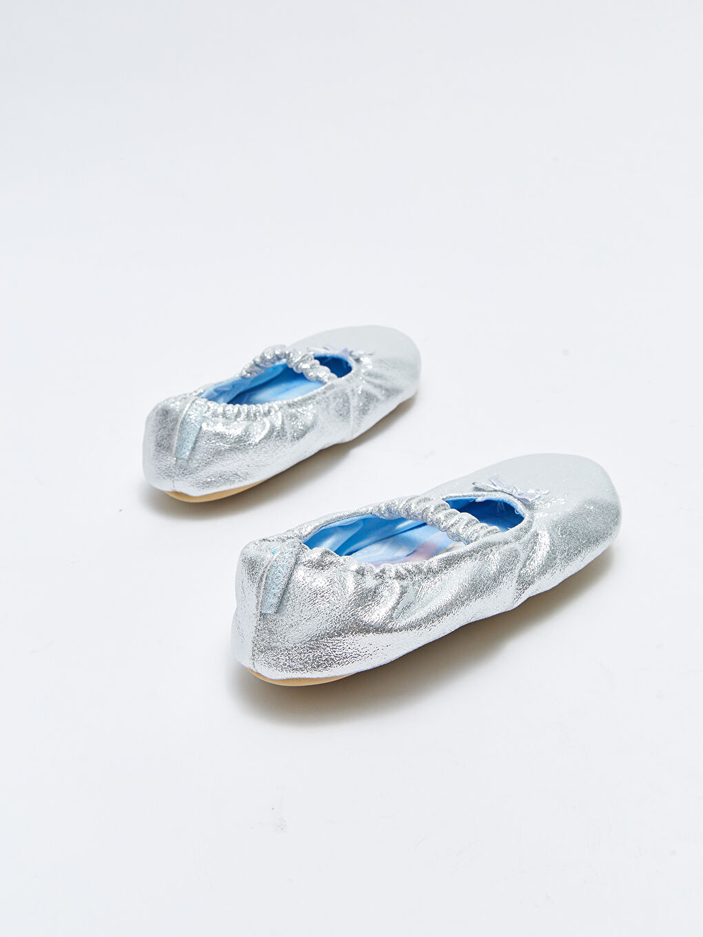 Chaussures Ballerines Élastiques à Ruban Détail Frozen pour Fille-4