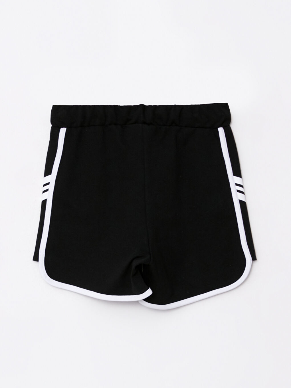 Elastic Waist K-Pop Printed Girl's Shorts-1