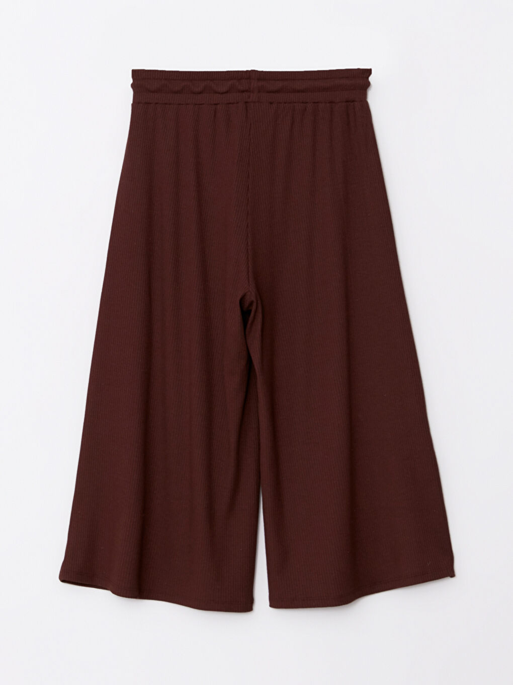 Elastic Waist Plain Maternity Capri-6