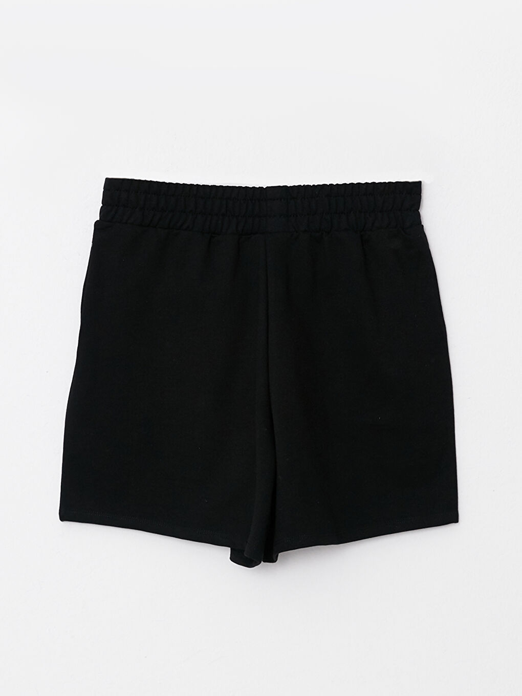 Siyah Beli Lastikli Daffy Duck Baskılı Kadın Şort-7