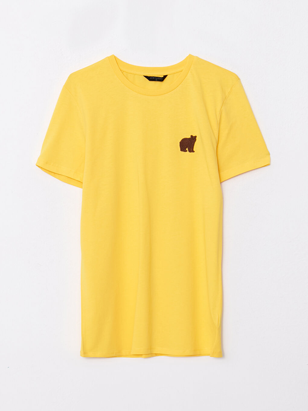 XSIDE T-shirt en Jersey Brodé à Manches Courtes et Col Rond pour Hommes -S2L056Z8-QWE