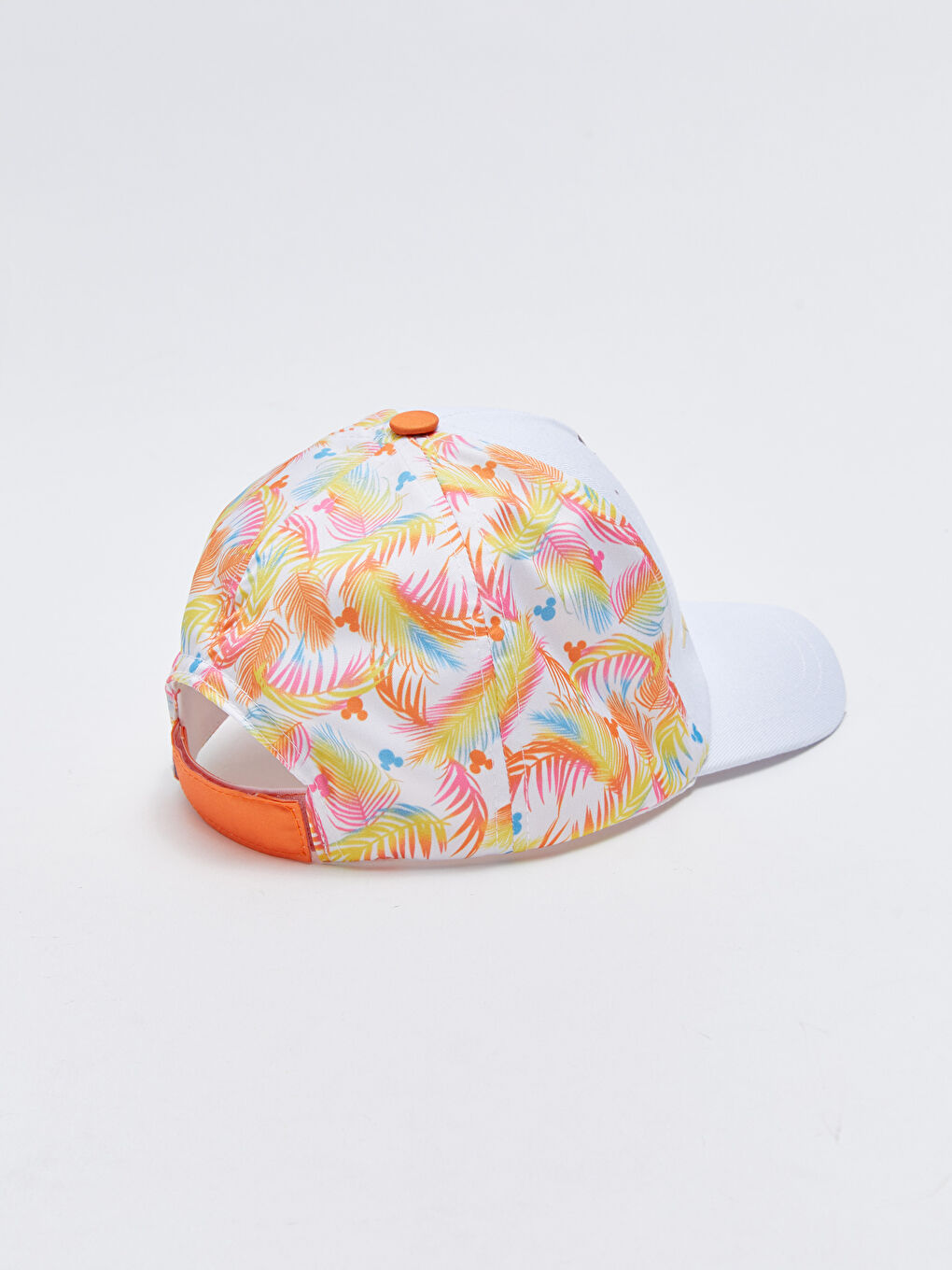 Beyaz Minnie Mouse Lisanslı Kız Çocuk Kep Şapka-4