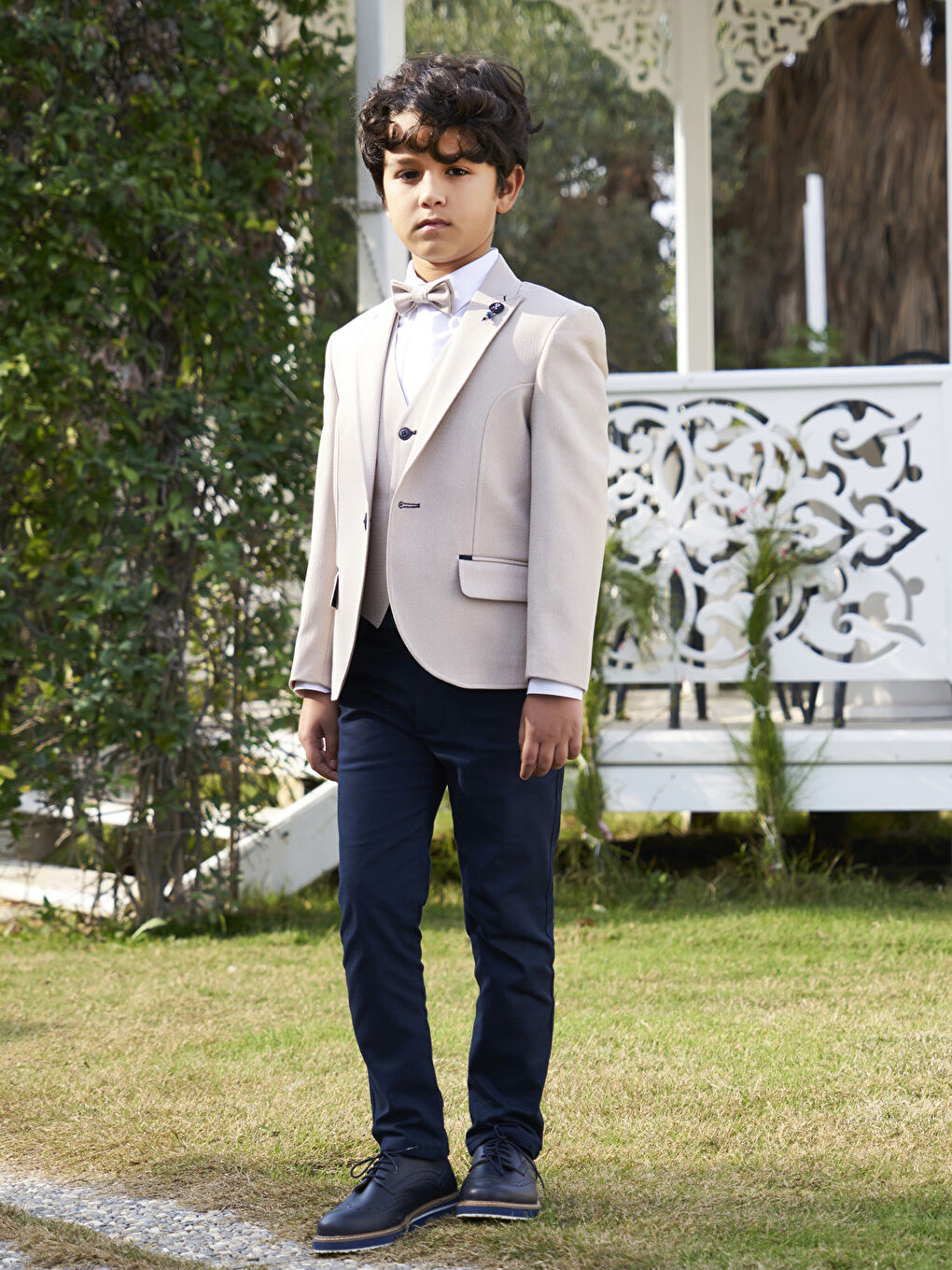 Bej MOGI Erkek Çocuk Takım Elbise