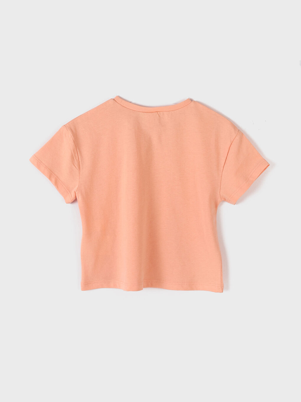 Crew Neck Short Sleeve Baby Girl T-Shirt and Shorts 2-Piece Set-2