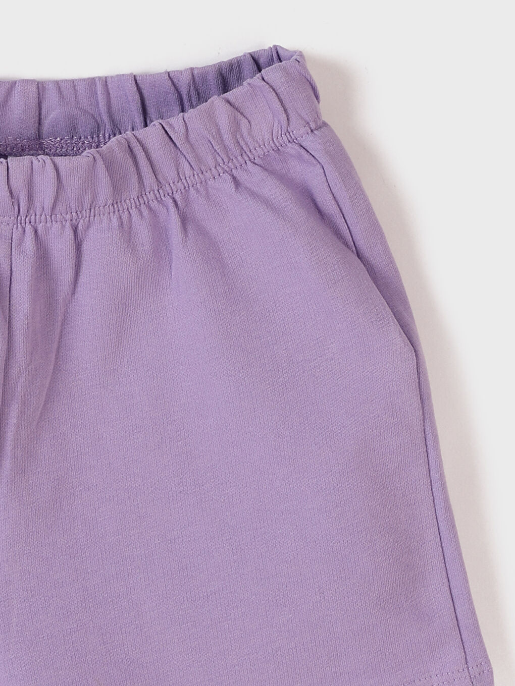 Crew Neck Short Sleeve Baby Girl T-Shirt and Shorts 2-Piece Set-4