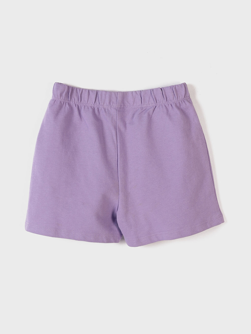 Crew Neck Short Sleeve Baby Girl T-Shirt and Shorts 2-Piece Set-5