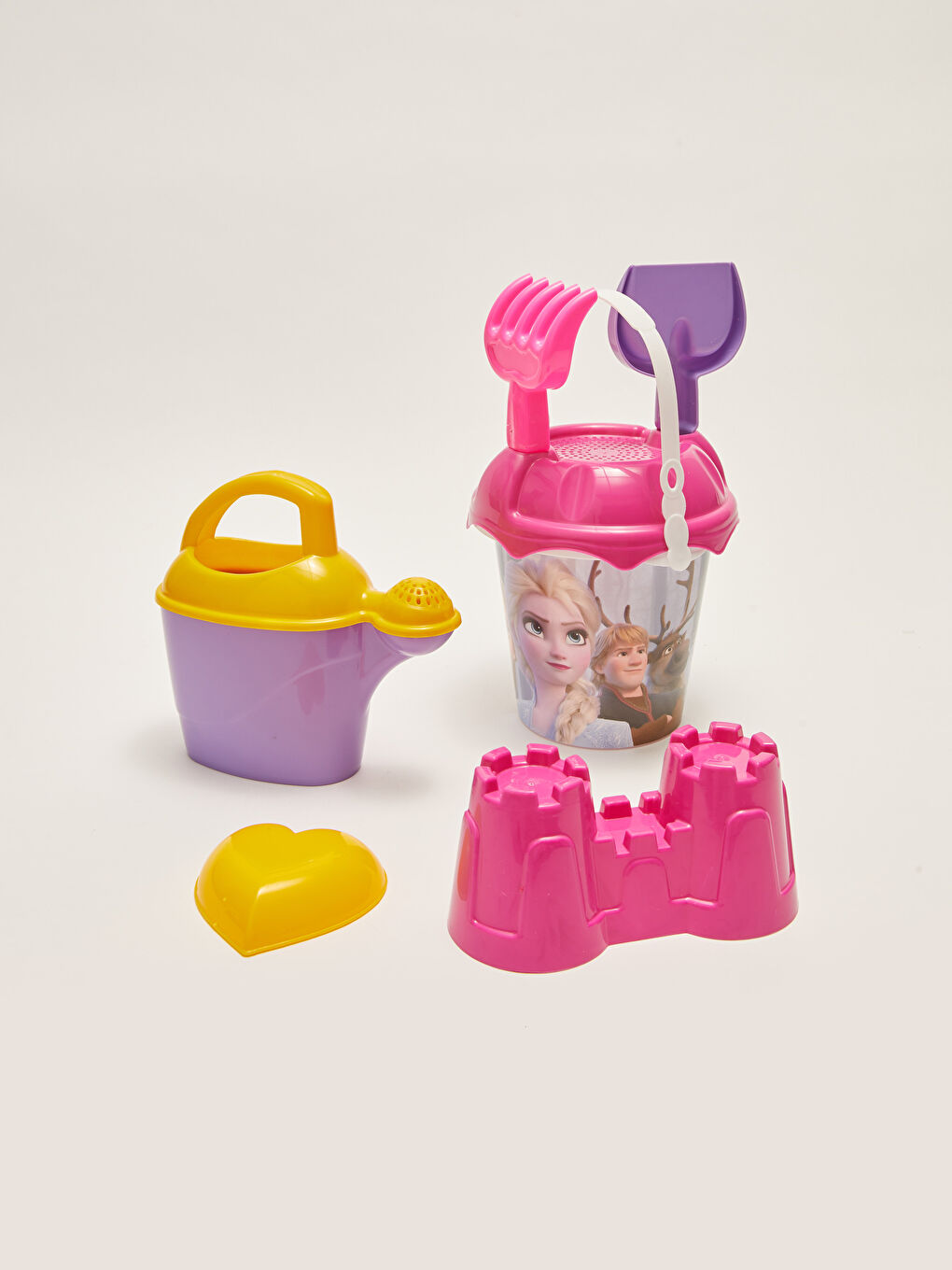 Set de Jucării de Plajă Licențiat Frozen pentru Fetițe cu Geantă-2