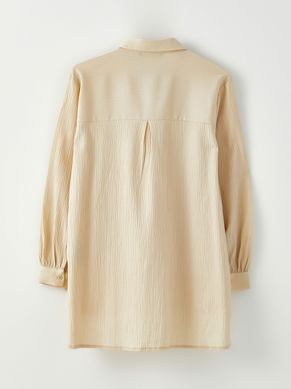 Tunică Cămașă Simplă cu Mânecă Lungă pentru Femei-6