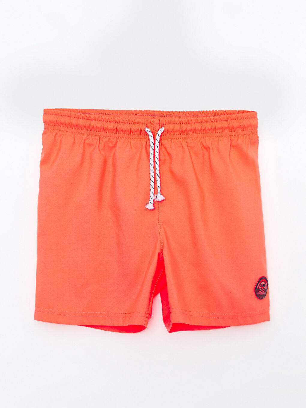 Elastic Waist Printed Boys' Swim Shorts