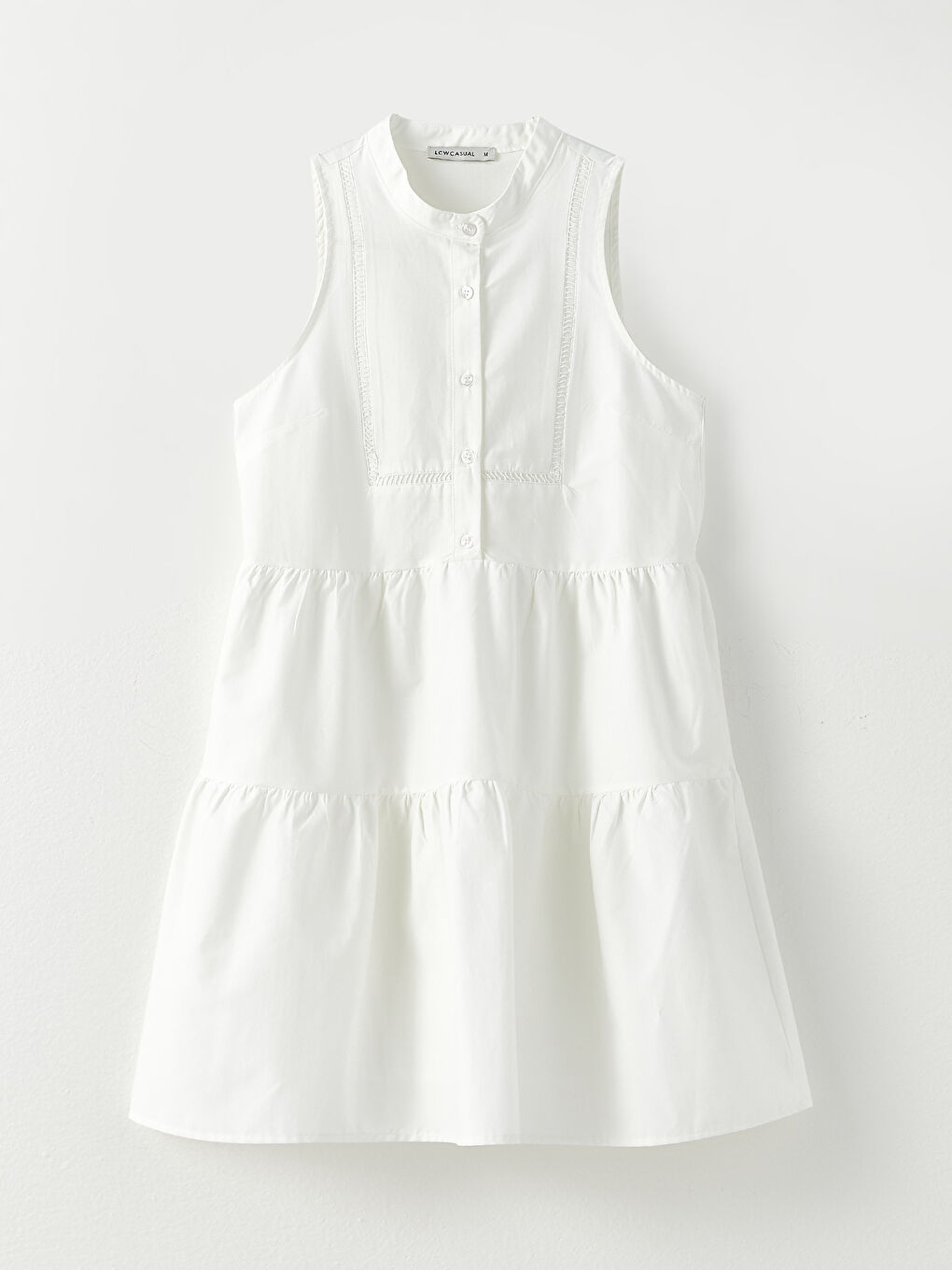 Halter Neck Straight Sleeveless Poplin Women's Dress -S2L217Z8-FEX