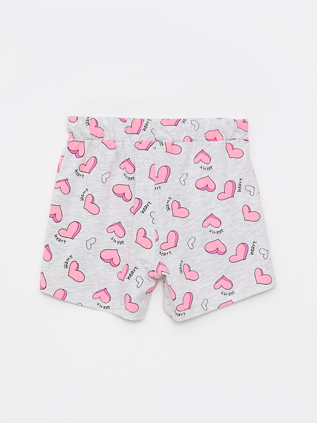 Elastic Waist Patterned Girl's Shorts -S2L223Z4-LRW