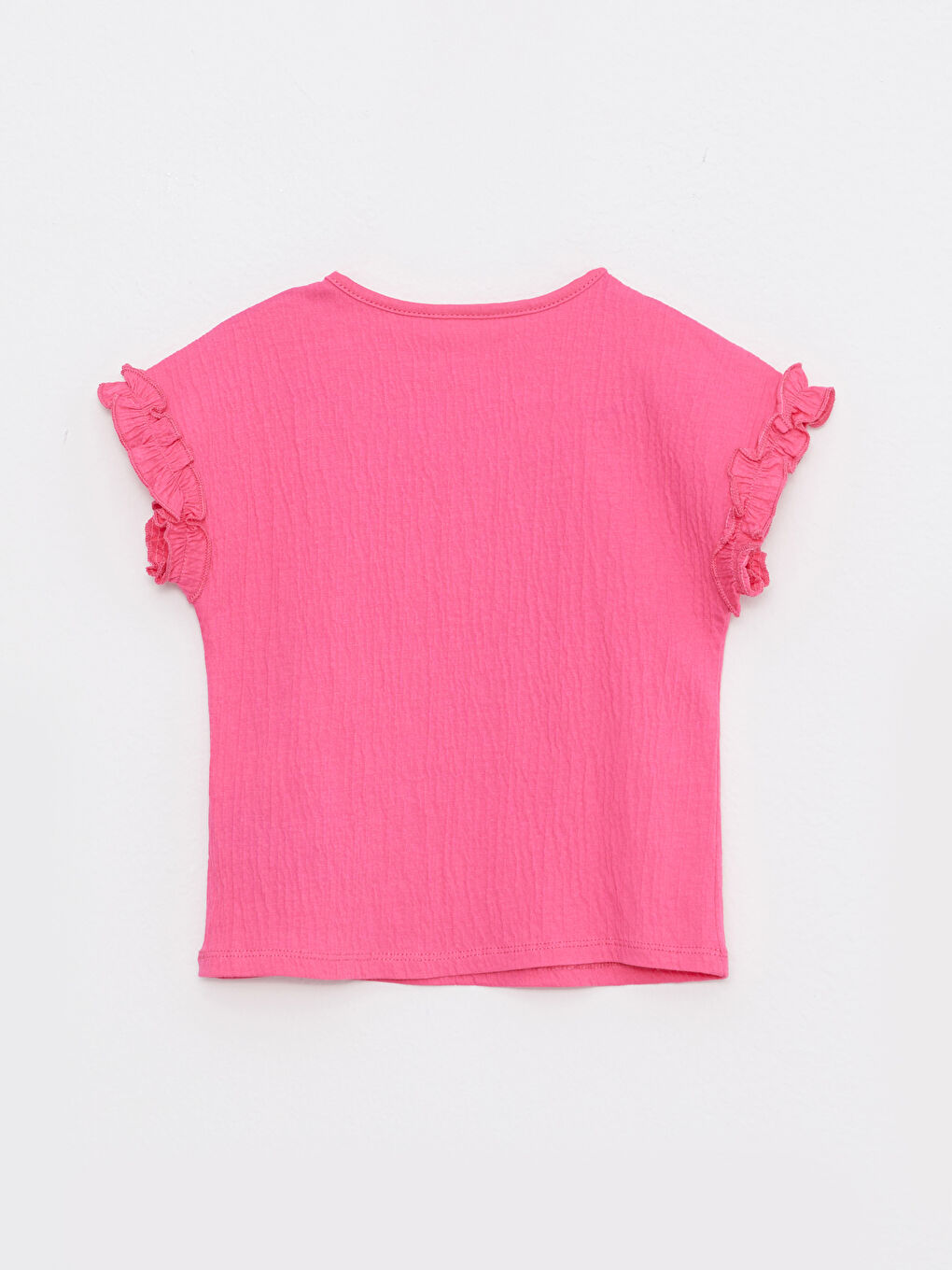 Crew Neck Short Sleeve Printed Baby Girls' T-Shirt -S2L234Z1-GEV