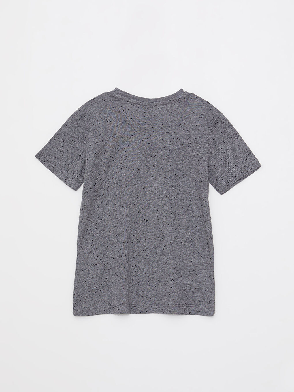 Crew Neck Printed Short Sleeve Boys' T-Shirt-1