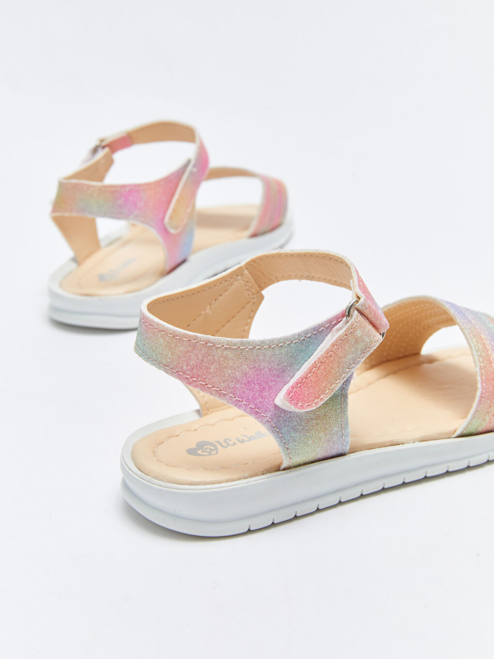 Sandales Filles à Bride Unique avec Fermeture Crochet et Boucle-4