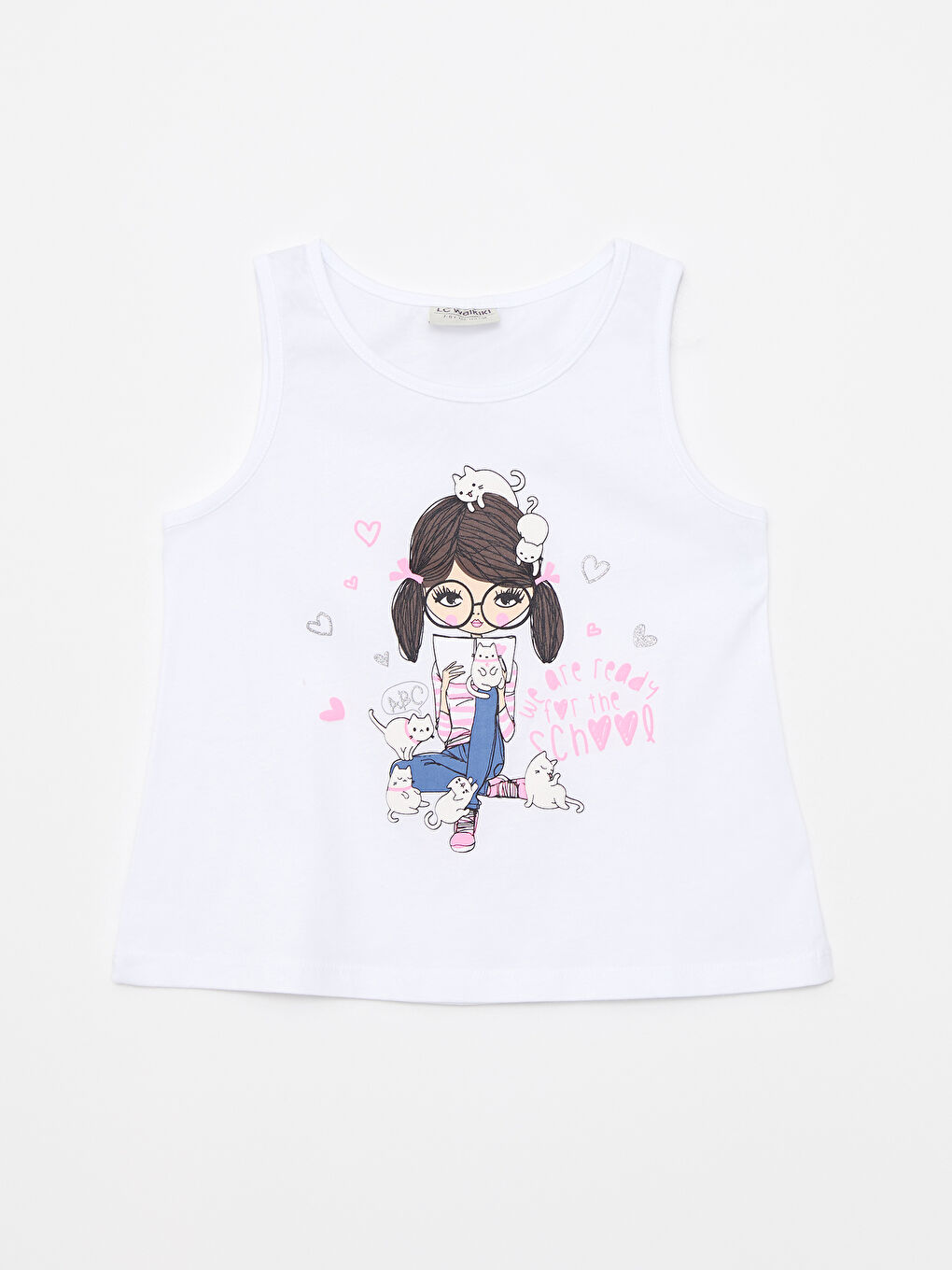 Crew Neck Printed Cotton Girl Athlete -S2L323Z4-R9K