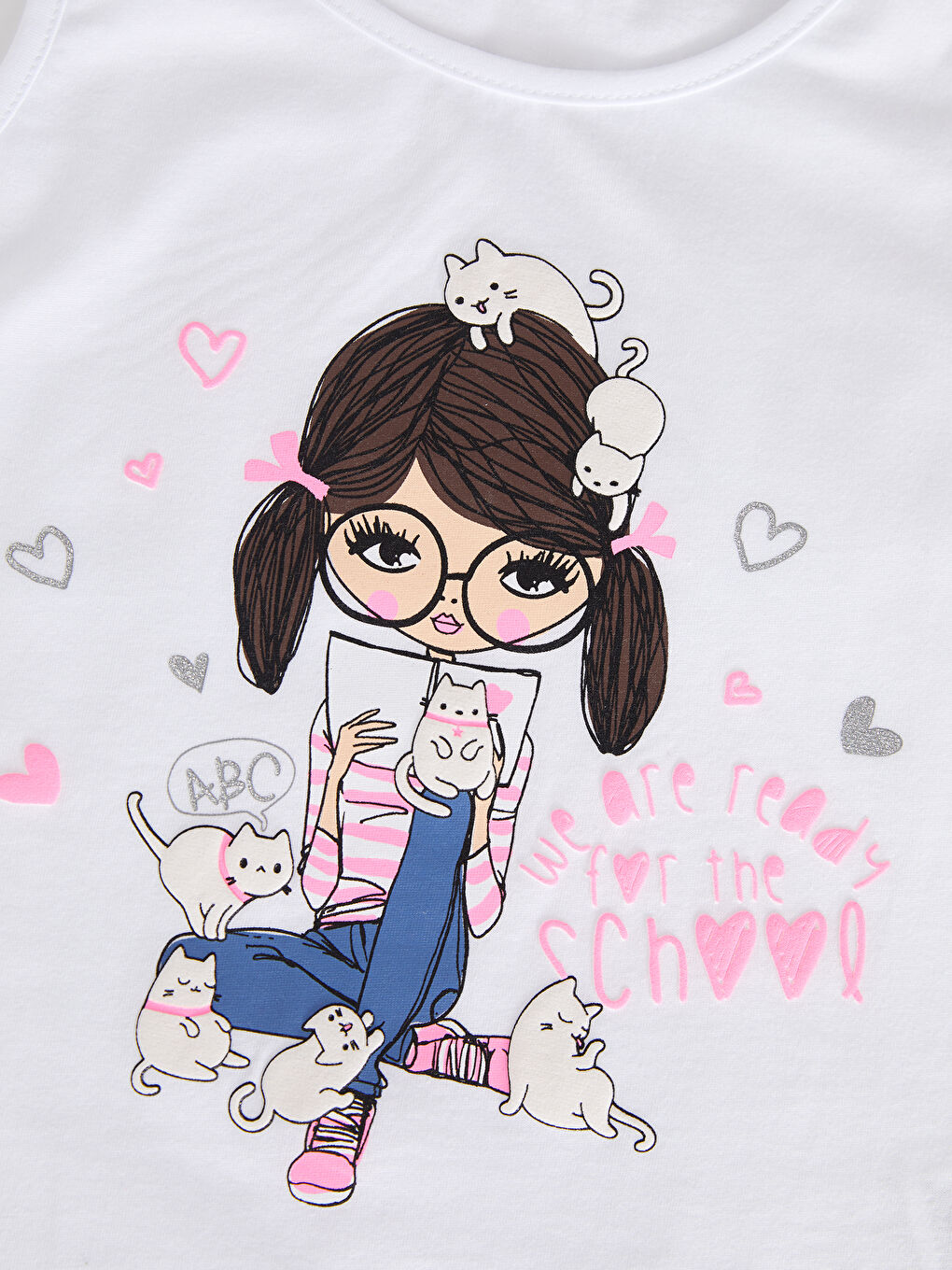Crew Neck Printed Cotton Girl Athlete -S2L323Z4-R9K