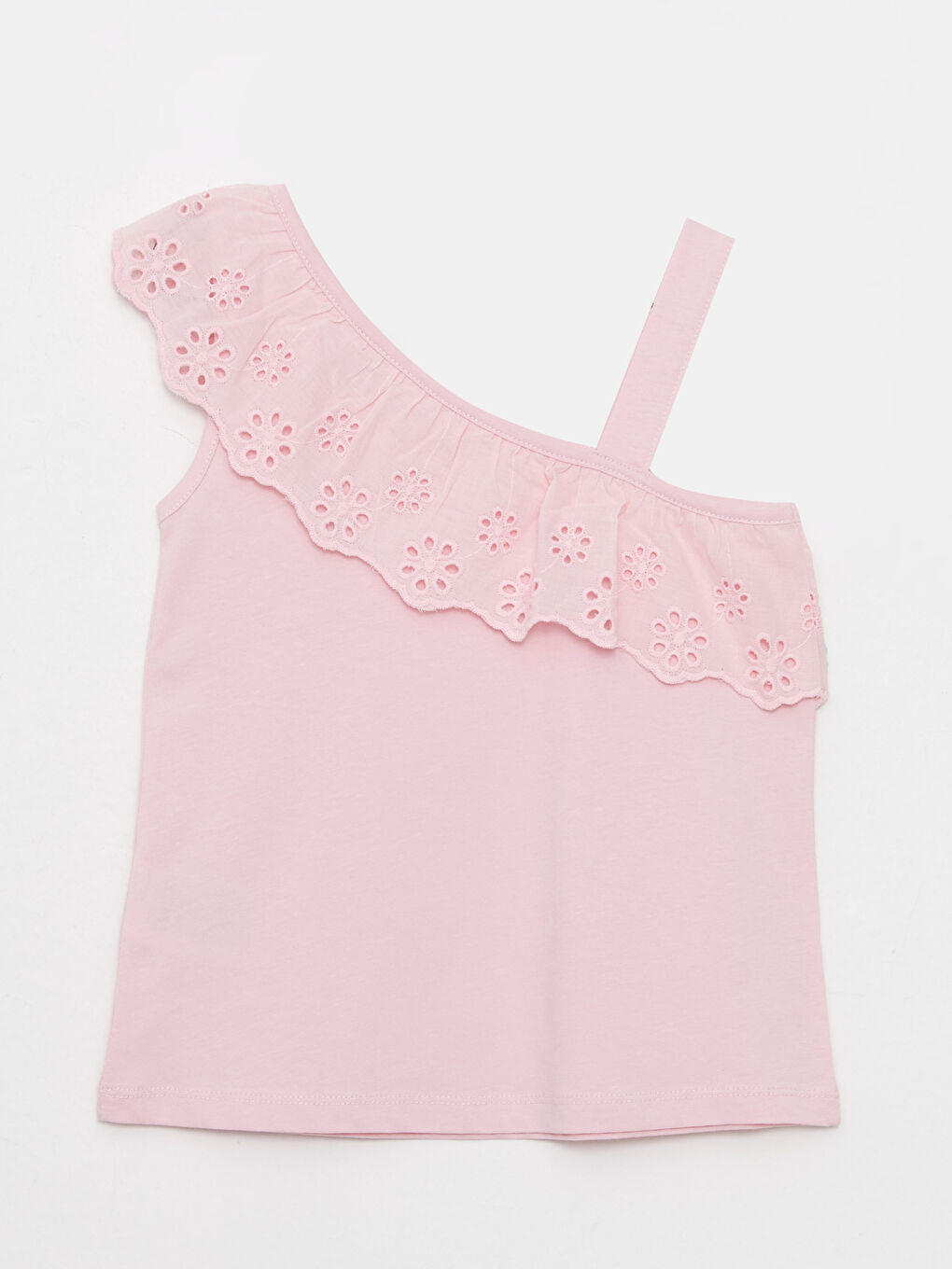 Scalloped Detailed Cotton Girls' Athlete -S2L356Z4-G0G