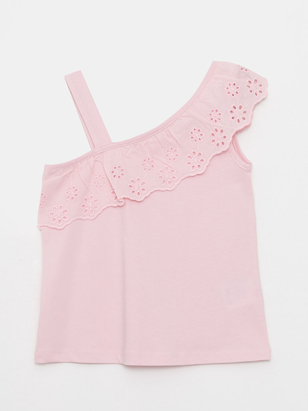 Scalloped Detailed Cotton Girls' Athlete -S2L356Z4-G0G