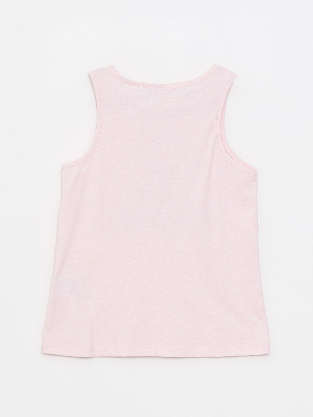 Pembe Bisiklet Yaka Baskılı Kız Çocuk Atlet-1